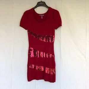Junior’s holiday/casual dress with sequins